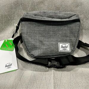 Herschel Supply Company Black and Gray Belt Bag